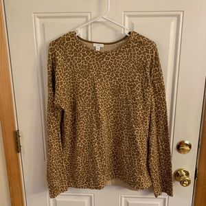 J. Jill Leopard Sweater